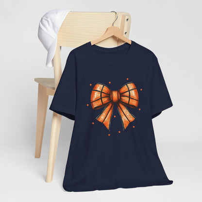 Game Day Bow Basketball T-shirt