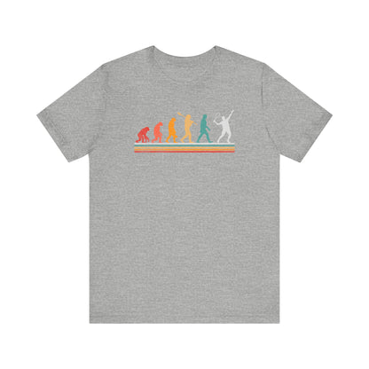 Evolution -Playing-Tennis-T-Shirt