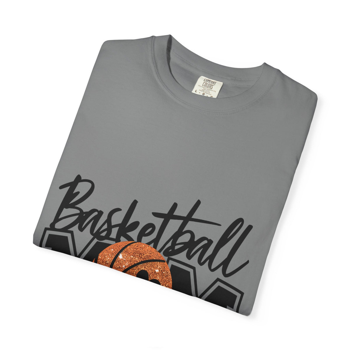 Basketball Mom T-Shirt 🏀 | Glitter Ball Basketball MOM Tee