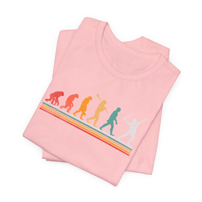 Evolution -Playing-Tennis-T-Shirt