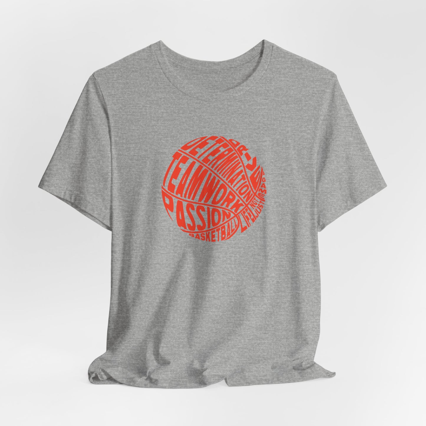 Kld-Basketball-Life Lettering Basketball T-shirt