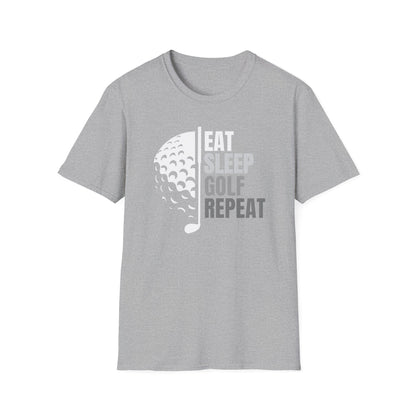 Eat Sleep Golf Repeat Tee – Classic Golf Lifestyle Sports T-Shirt