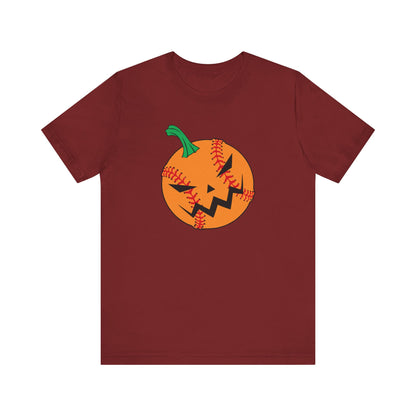 Baseball-Ball-Pumpkin-Halloween T-shirt