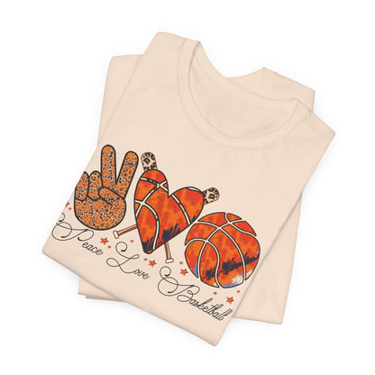 Peace, Love, Basketball T-shirt