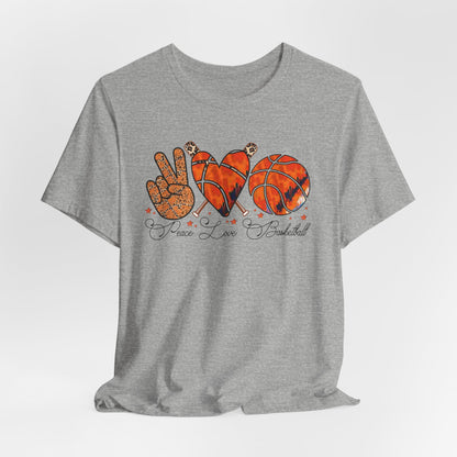 Peace, Love, Basketball T-shirt