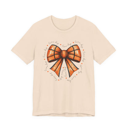 Game Day Bow Basketball T-shirt