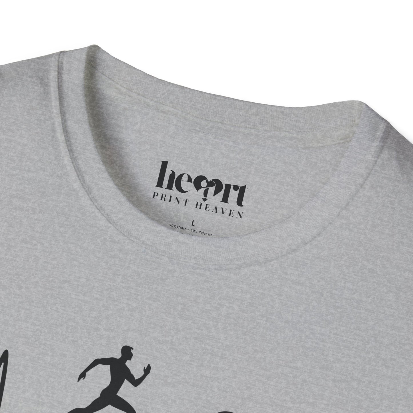 Runner’s Heartbeat T-Shirt – Running Enthusiast Shirt for Marathon & Fitness Lovers