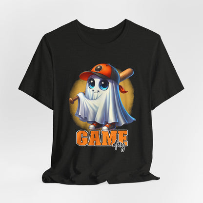 Game Day Cute Baby Ghost Baseball T-shirt