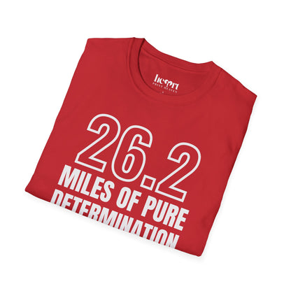 26.2 Miles of Pure Determination And Snacks – Funny Marathon Running T-Shirt