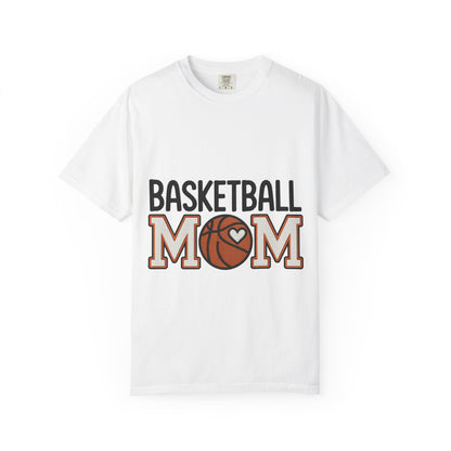 Basketball Mom Faux Embroidery T-Shirt 🏀 | Game Day Sports Mom Tee