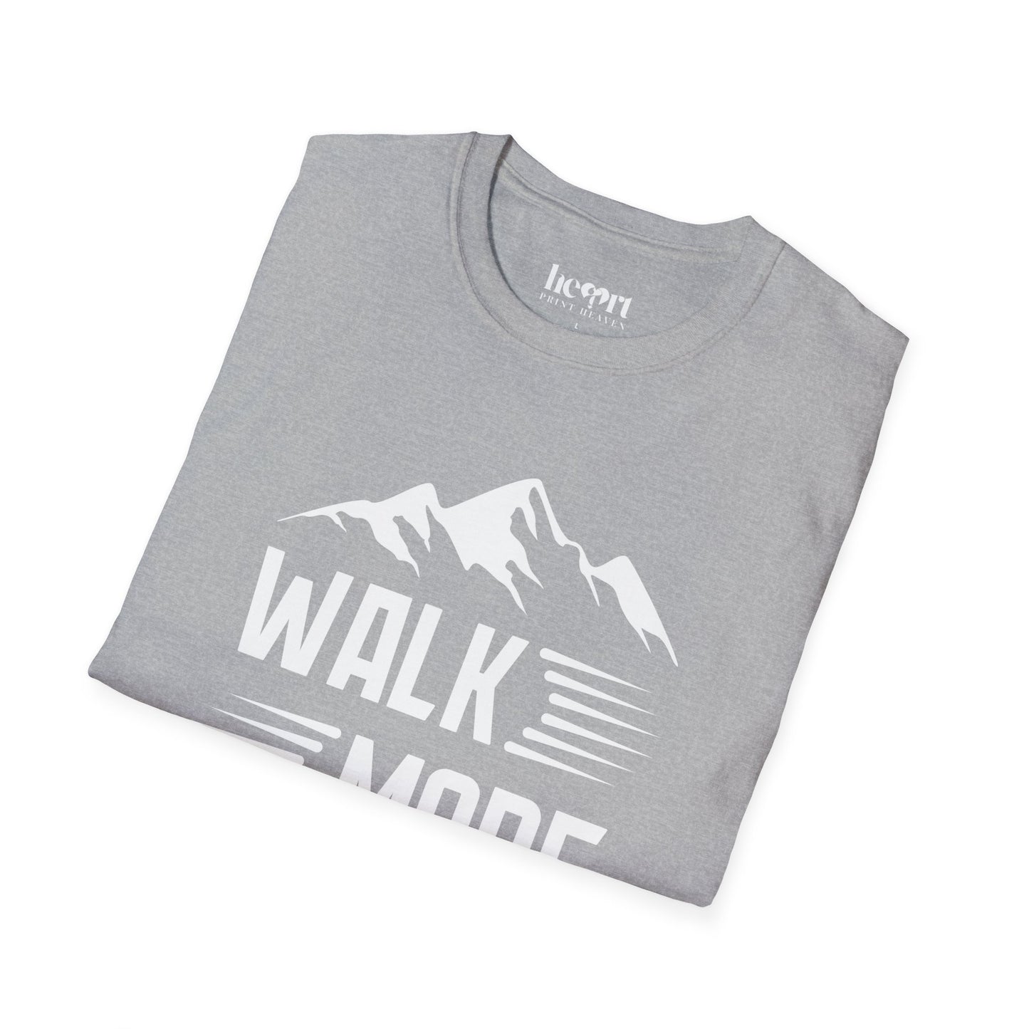 Walk More Worry Less T-Shirt 🚶‍♂️ | Motivational Walking Tee for Fitness & Nature Lovers