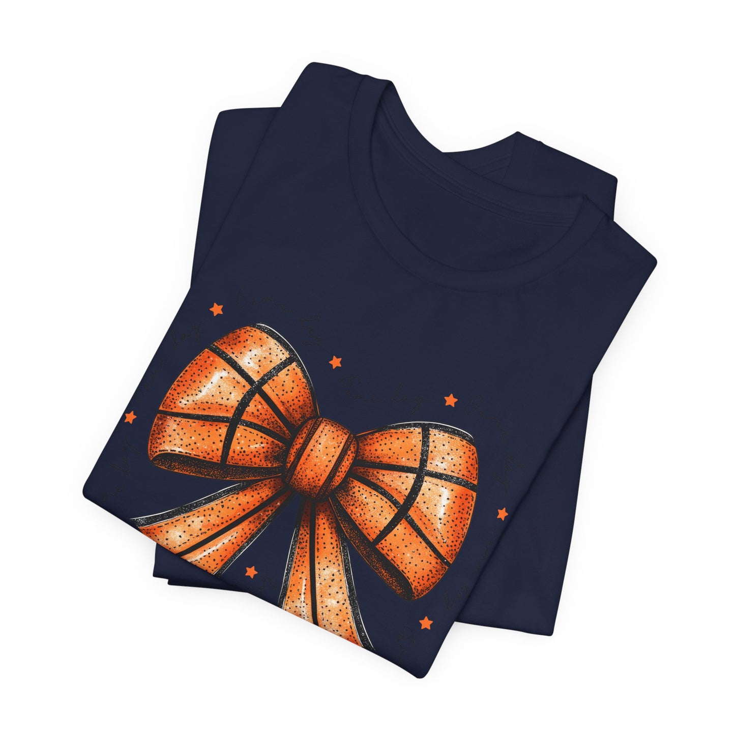 Game Day Bow Basketball T-shirt