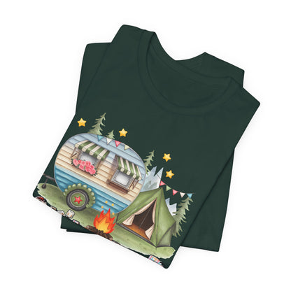 Glamper Way too Boujee for Tents T-shirt