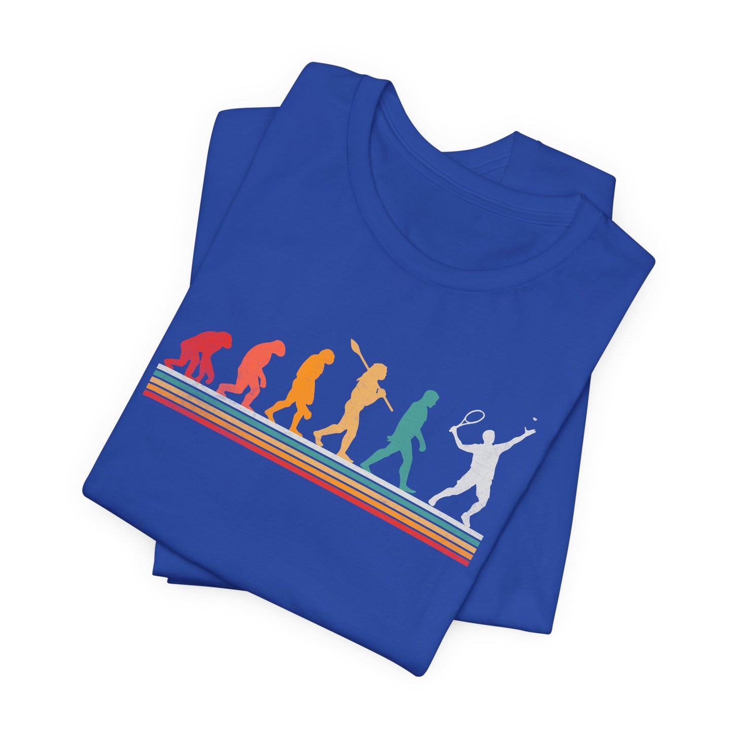 Evolution -Playing-Tennis-T-Shirt