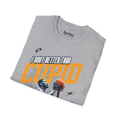 I Shoot Better Than Cupid on Valentine's Day – Funny Basketball T-Shirt