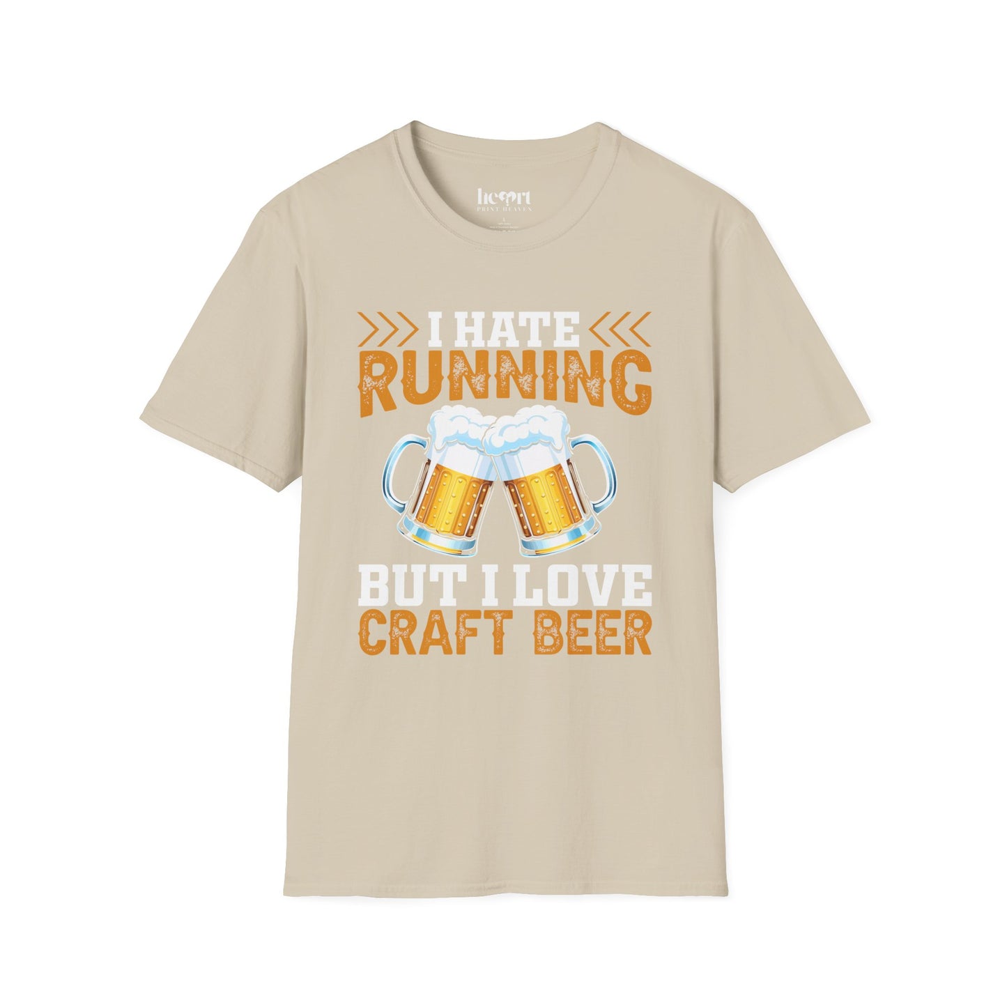 I Hate Running But I Love Craft Beer – Funny Beer Lover T-Shirt 🍺🏃‍♂️