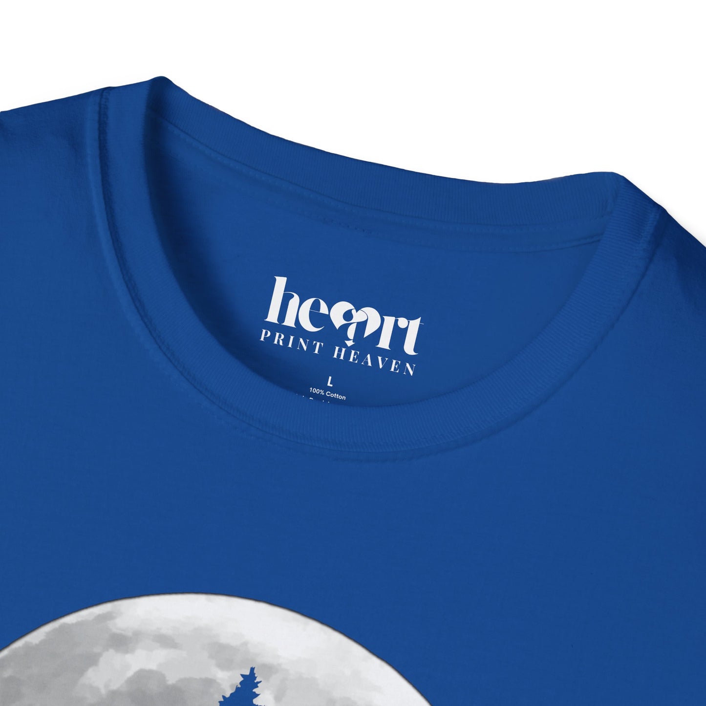 Moon And Pine Tree