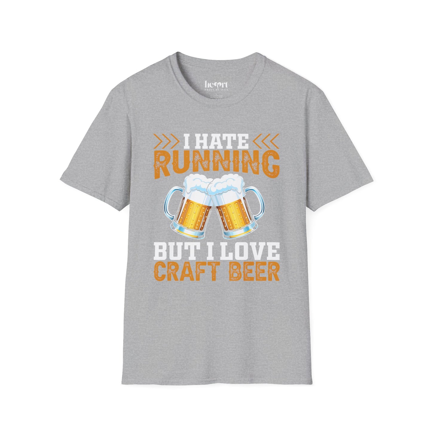I Hate Running But I Love Craft Beer – Funny Beer Lover T-Shirt 🍺🏃‍♂️