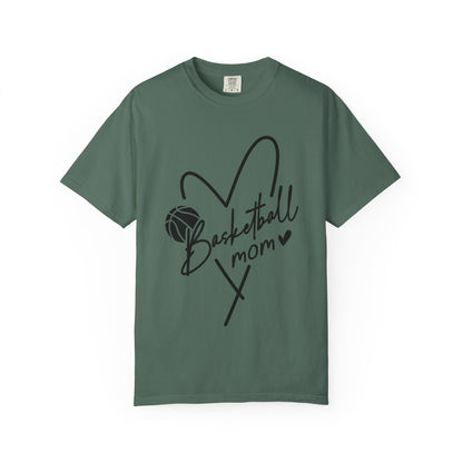 Basketball mom Hart T-Shirt 🏀 | Cute Heart Basketball Mom Tee