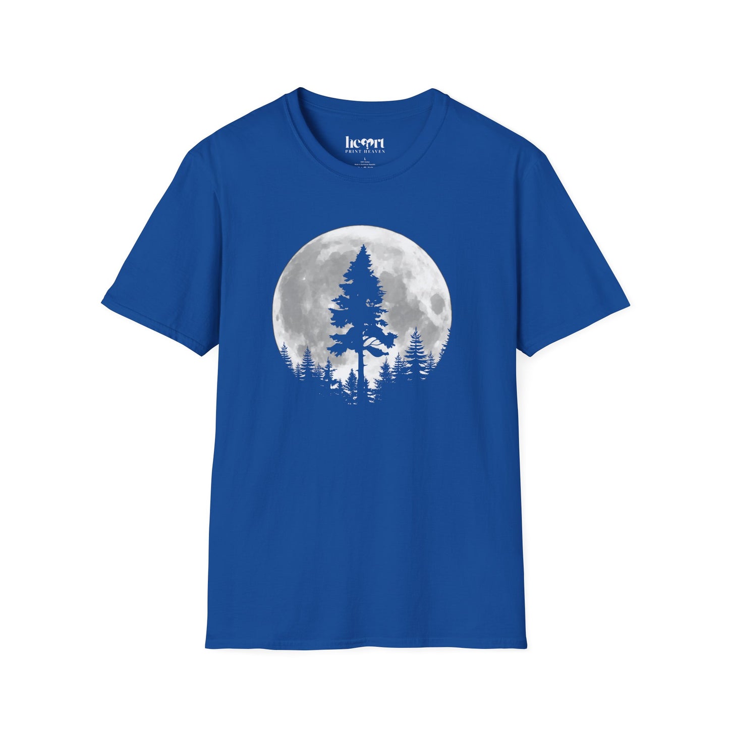 Moon And Pine Tree