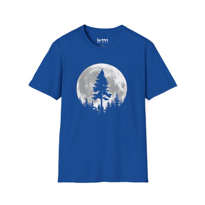 Moon And Pine Tree