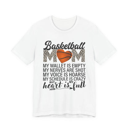 Basketball Mom My Wallet Is Empty T-shirt