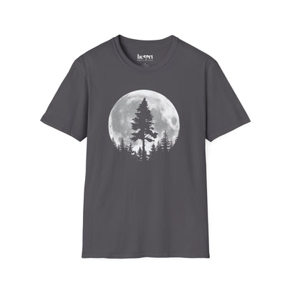 Moon And Pine Tree