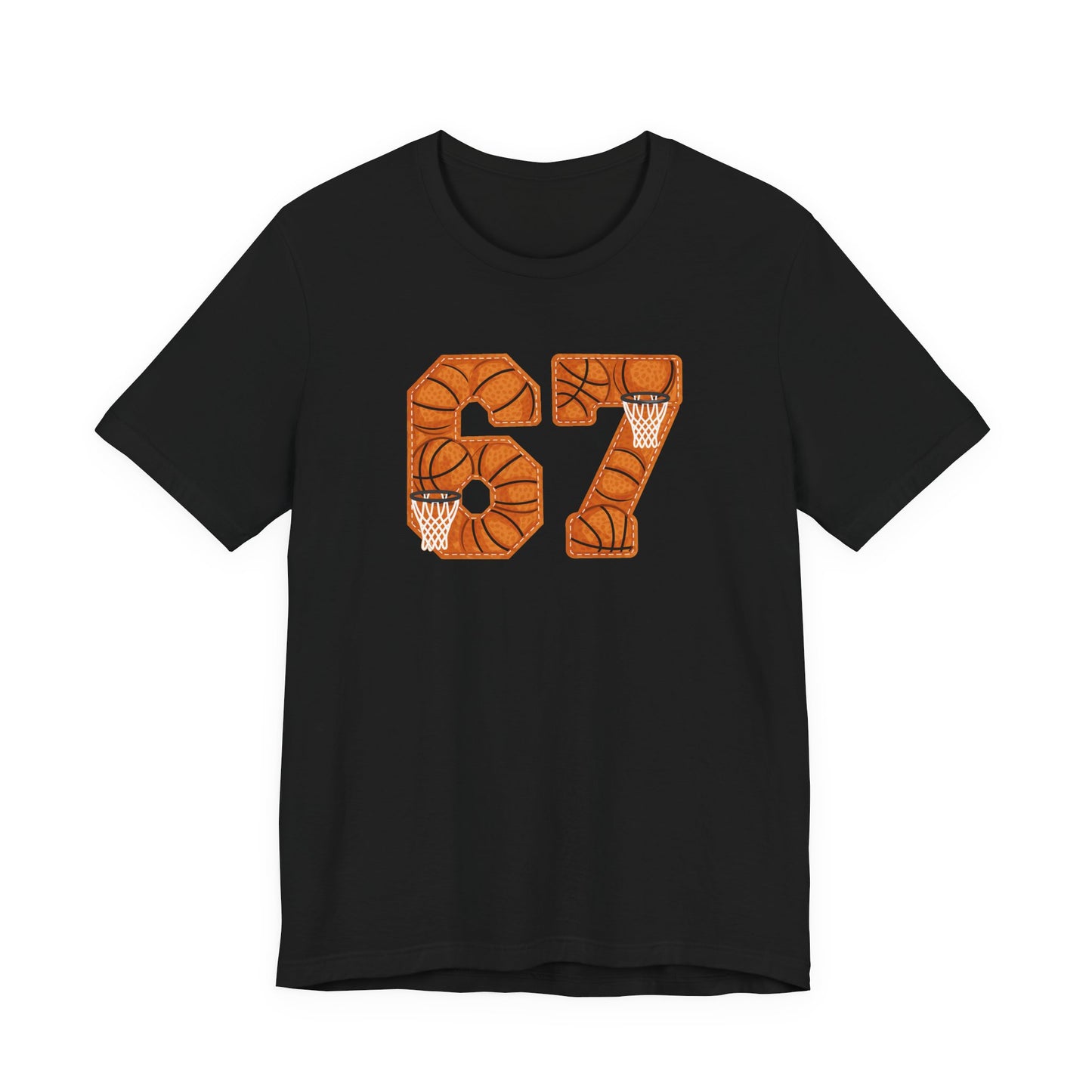 67 Basketball T-Shirt – Unique Basketball Graphic Tee for Fans & Players