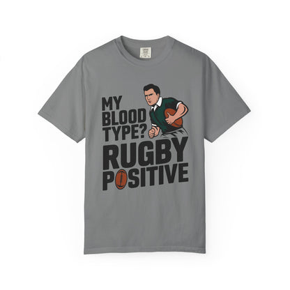 My Blood Type? Rugby Positive T-Shirt 🏉 | Funny Rugby Enthusiast Tee