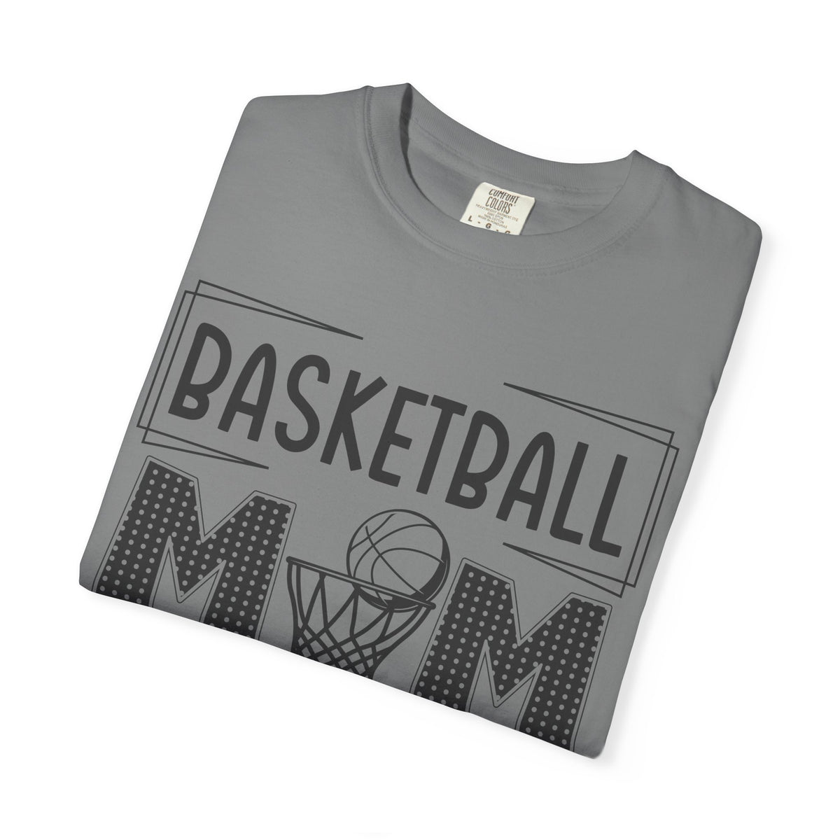 Basketball Mom T-Shirt 🏀 | Bold Basketball MOM Hoop Graphic Tee