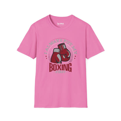 I Always Put My Boxing First T-Shirt – Perfect for Dedicated Boxing Enthusiasts 🥊