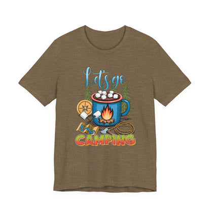 Let’s Go Camping Campfire T-Shirt