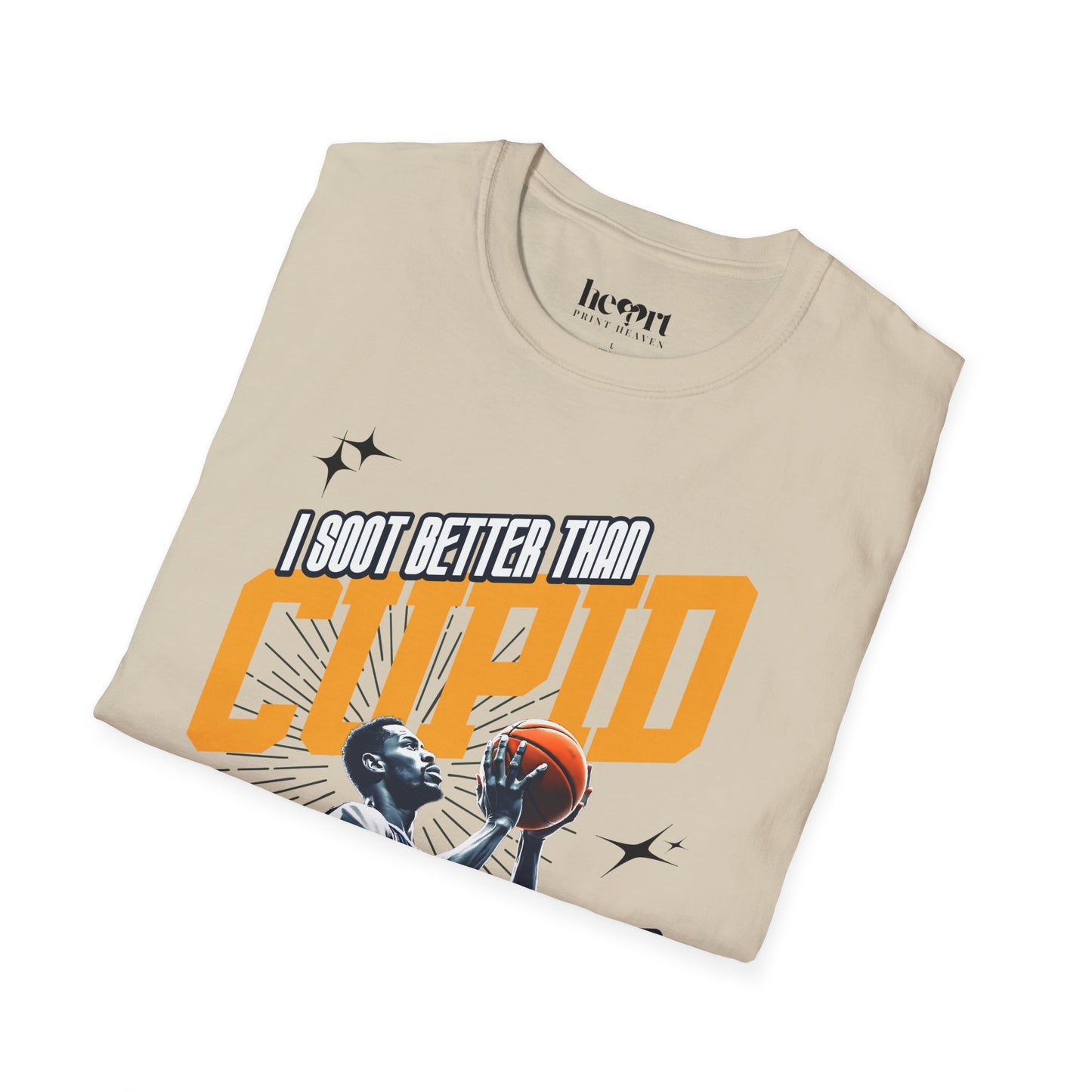 I Shoot Better Than Cupid on Valentine's Day – Funny Basketball T-Shirt