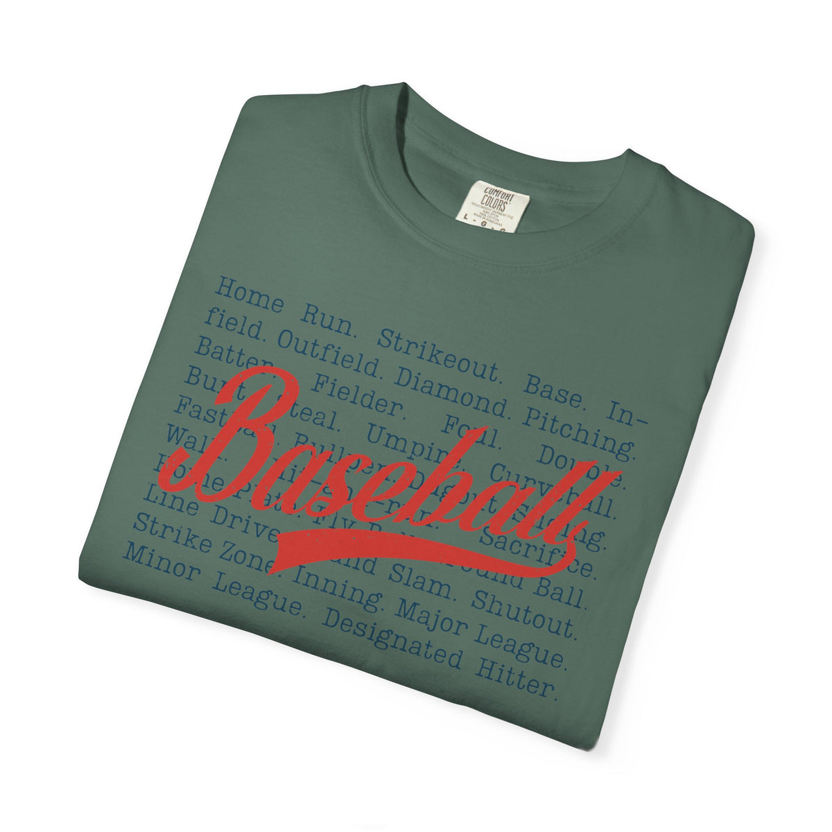 Baseball Passion Typography T-Shirt ⚾ | Vintage-Style Baseball Fan Tee