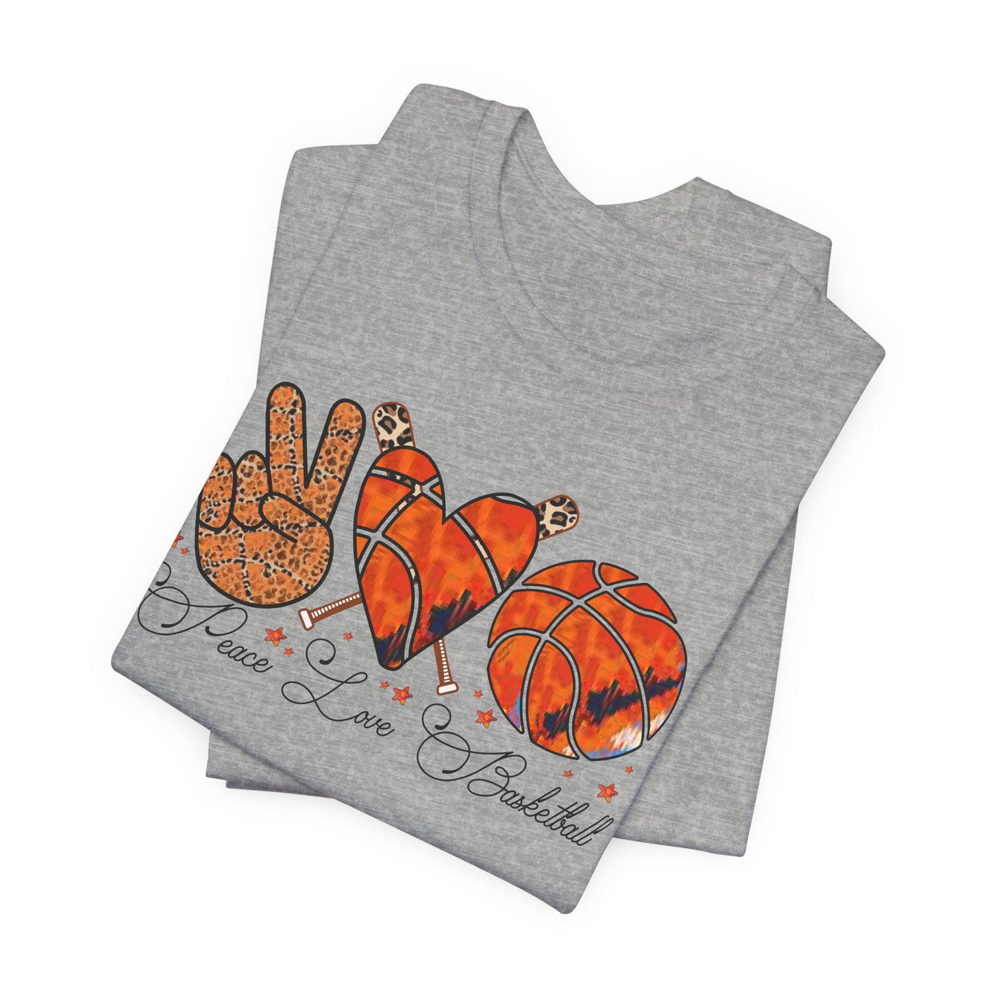 Peace, Love, Basketball T-shirt