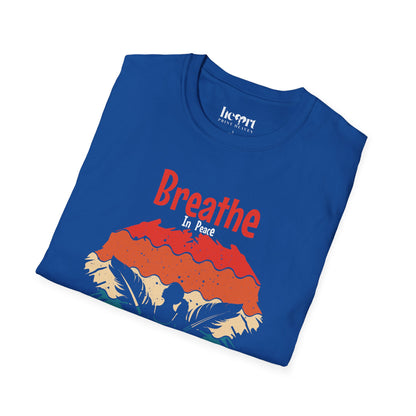 Breathe In Peace Breathe Out Stress T-Shirt – Yoga & Mindfulness Tee for Relaxation 🌿