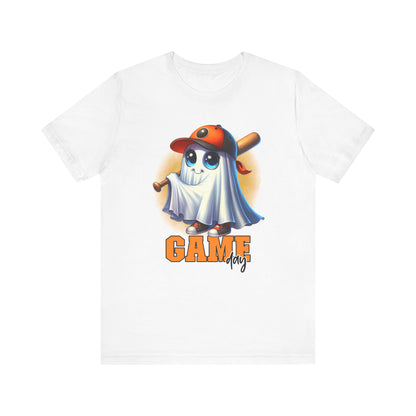 Game Day Cute Baby Ghost Baseball T-shirt