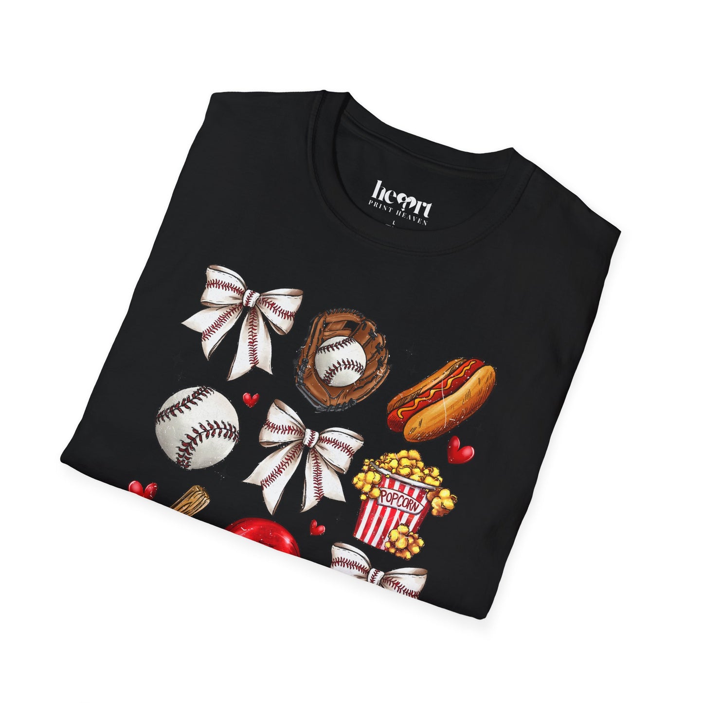 Glitter Baseball Sports T-Shirt – Sparkly Baseball Tee for Fans & Players