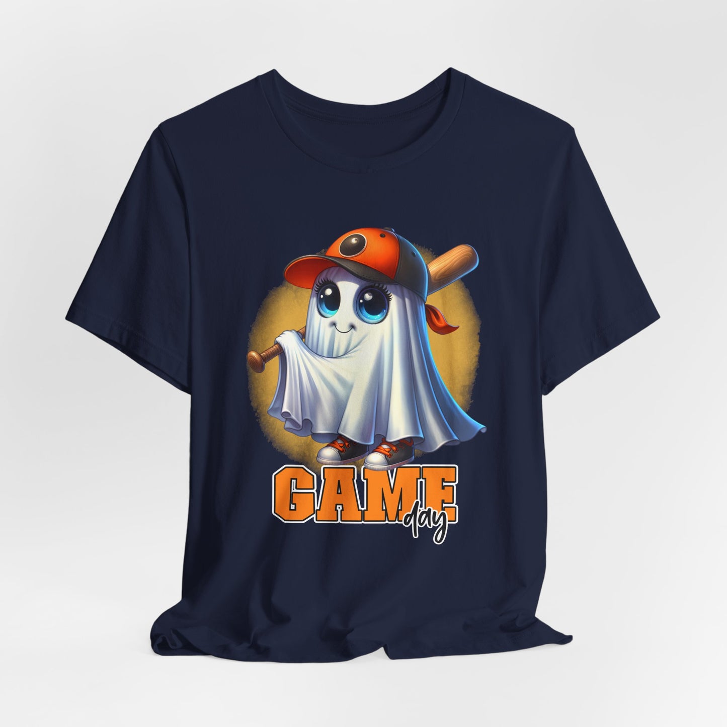 Game Day Cute Baby Ghost Baseball T-shirt