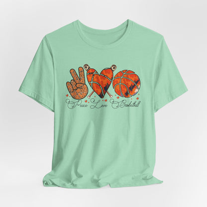 Peace, Love, Basketball T-shirt