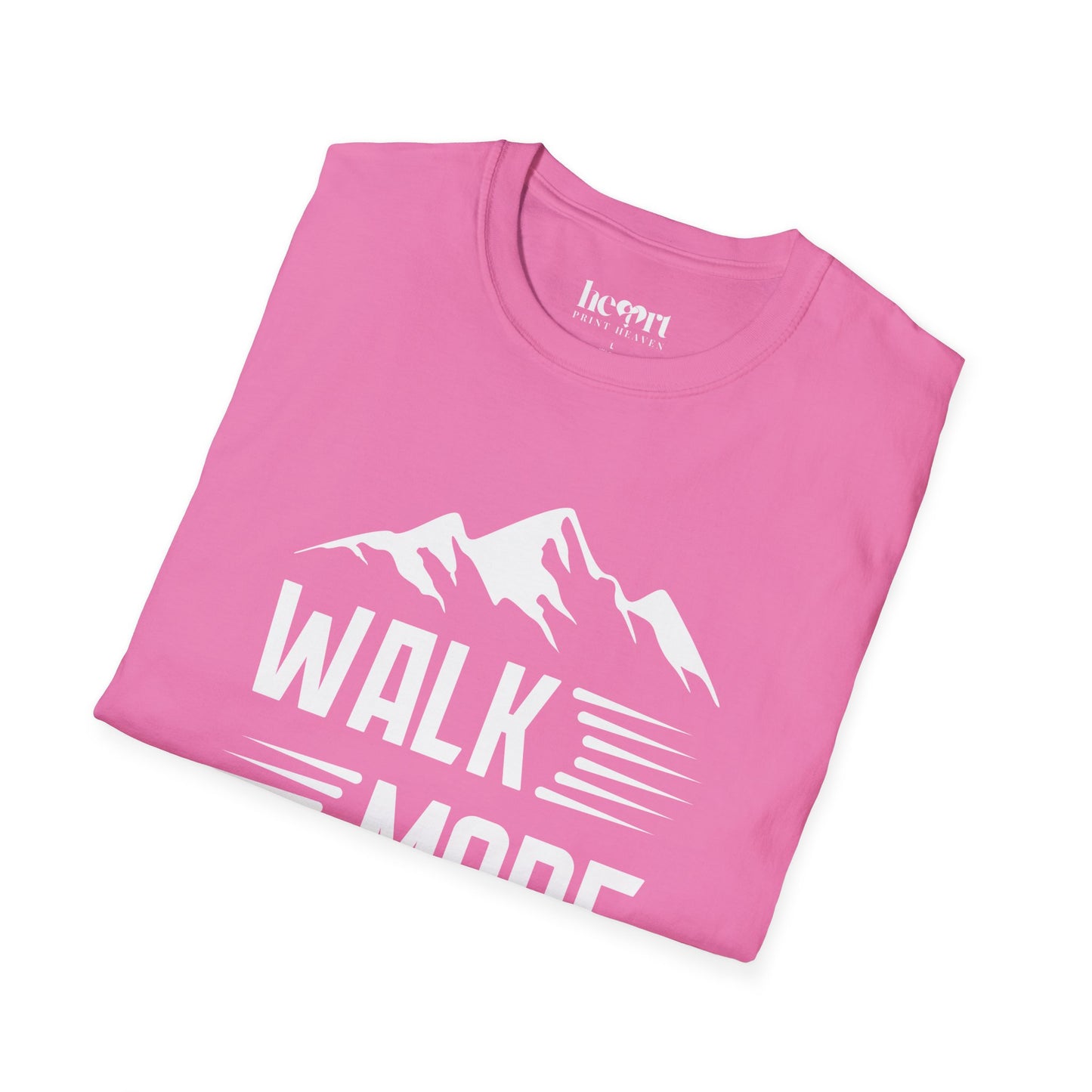 Walk More Worry Less T-Shirt 🚶‍♂️ | Motivational Walking Tee for Fitness & Nature Lovers