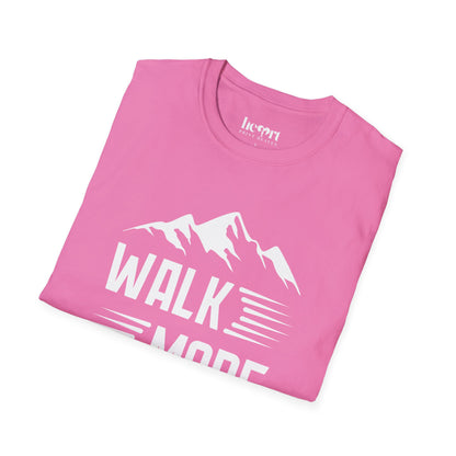 Walk More Worry Less T-Shirt 🚶‍♂️ | Motivational Walking Tee for Fitness & Nature Lovers
