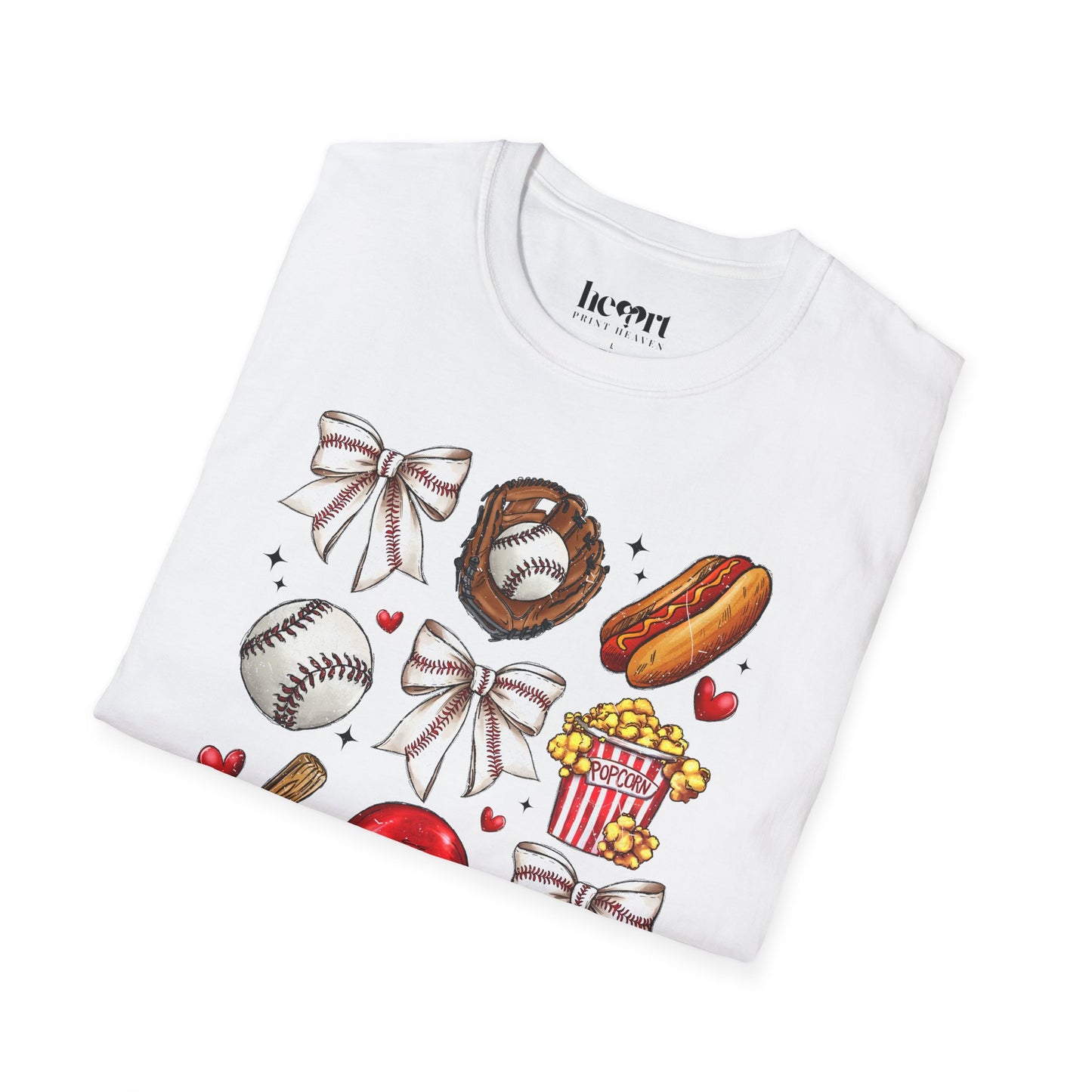 Glitter Baseball Sports T-Shirt – Sparkly Baseball Tee for Fans & Players