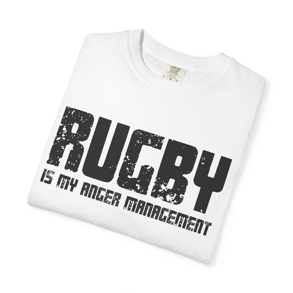 Rugby Is My Anger Management T-Shirt 🏉 | Funny Rugby Fan Statement Tee