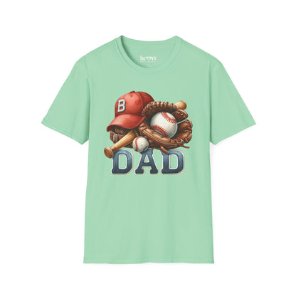 Baseball Dad T-Shirt – Vintage Hat & Ball Sports Tee for Fathers ⚾👕
