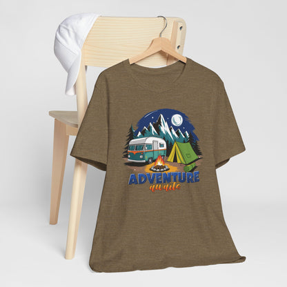 Adventure Awaits Camping T-Shirt – Scenic Nature Tee for Wanderers & RV Travelers