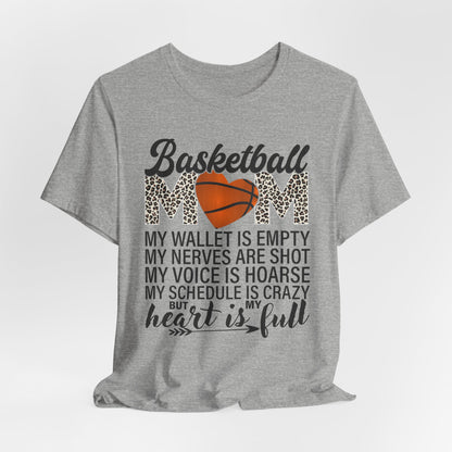Basketball Mom My Wallet Is Empty T-shirt