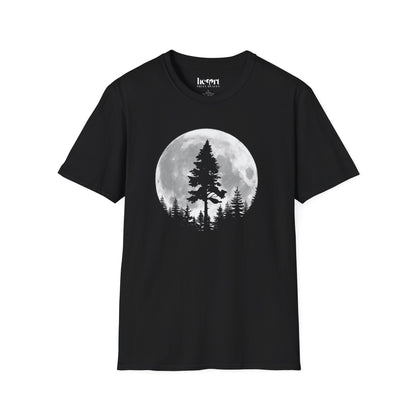 Moon And Pine Tree