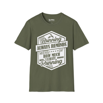 Running Always Reminds Me of How Much I Hate Running – Funny Running T-Shirt