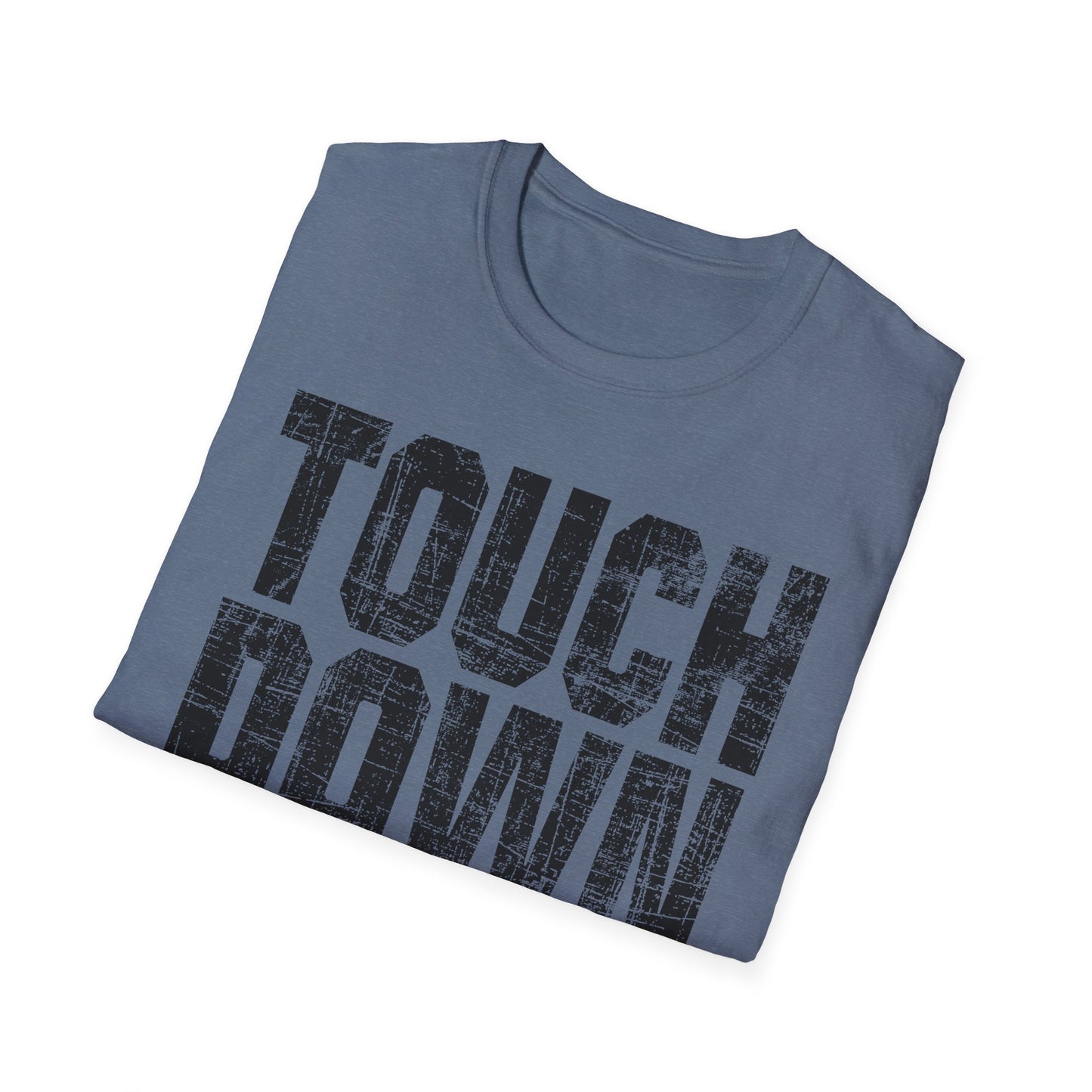 Touch Down Glitter Football T-Shirt – Fun Game Day Tee for Sports Fans